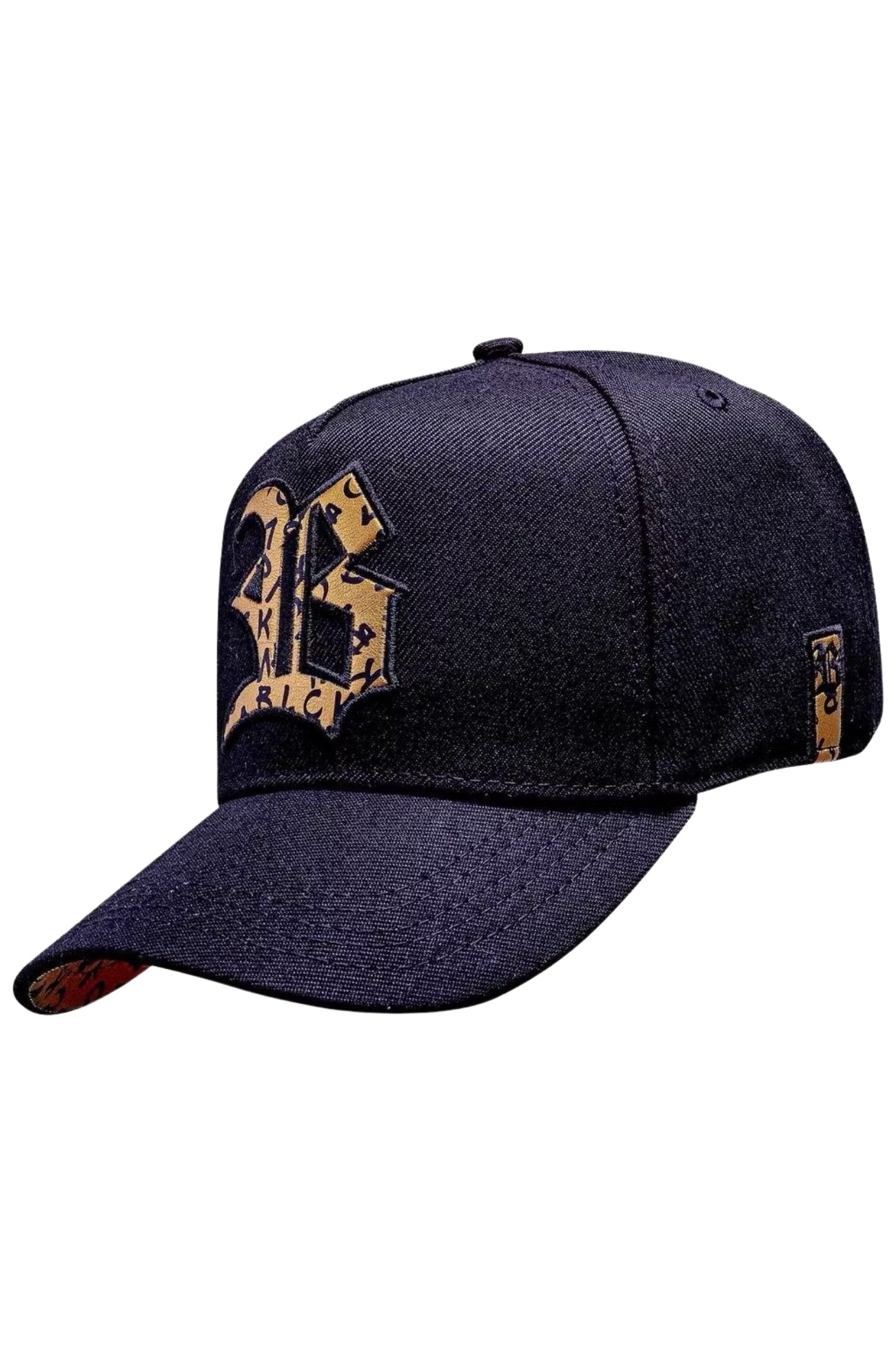 Boné Blck Logo Basic Preto com Detalhe Dourado