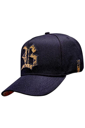 Boné Blck Logo Basic Preto com Detalhe Dourado