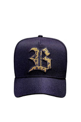 Boné Blck Logo Basic Preto com Detalhe Dourado