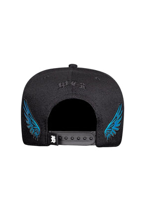 Boné Blck Logo Basic Preto detalhes Azul