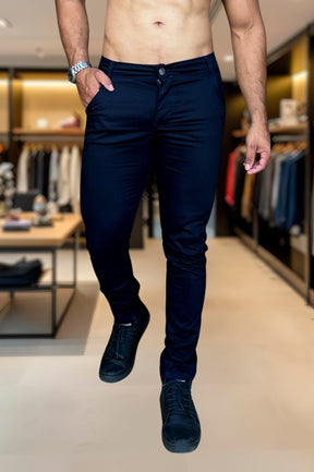 Calça Alfaiataria Skinny Slim Sarja Premium