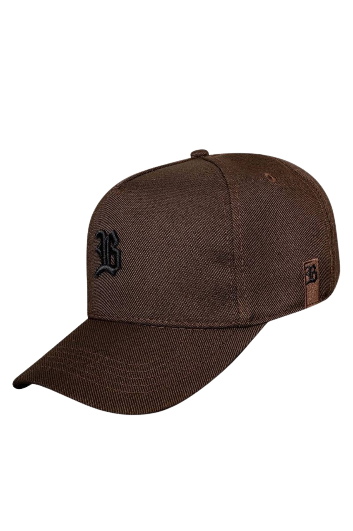 Boné Snapback Basic Marrom Café Logo Preto