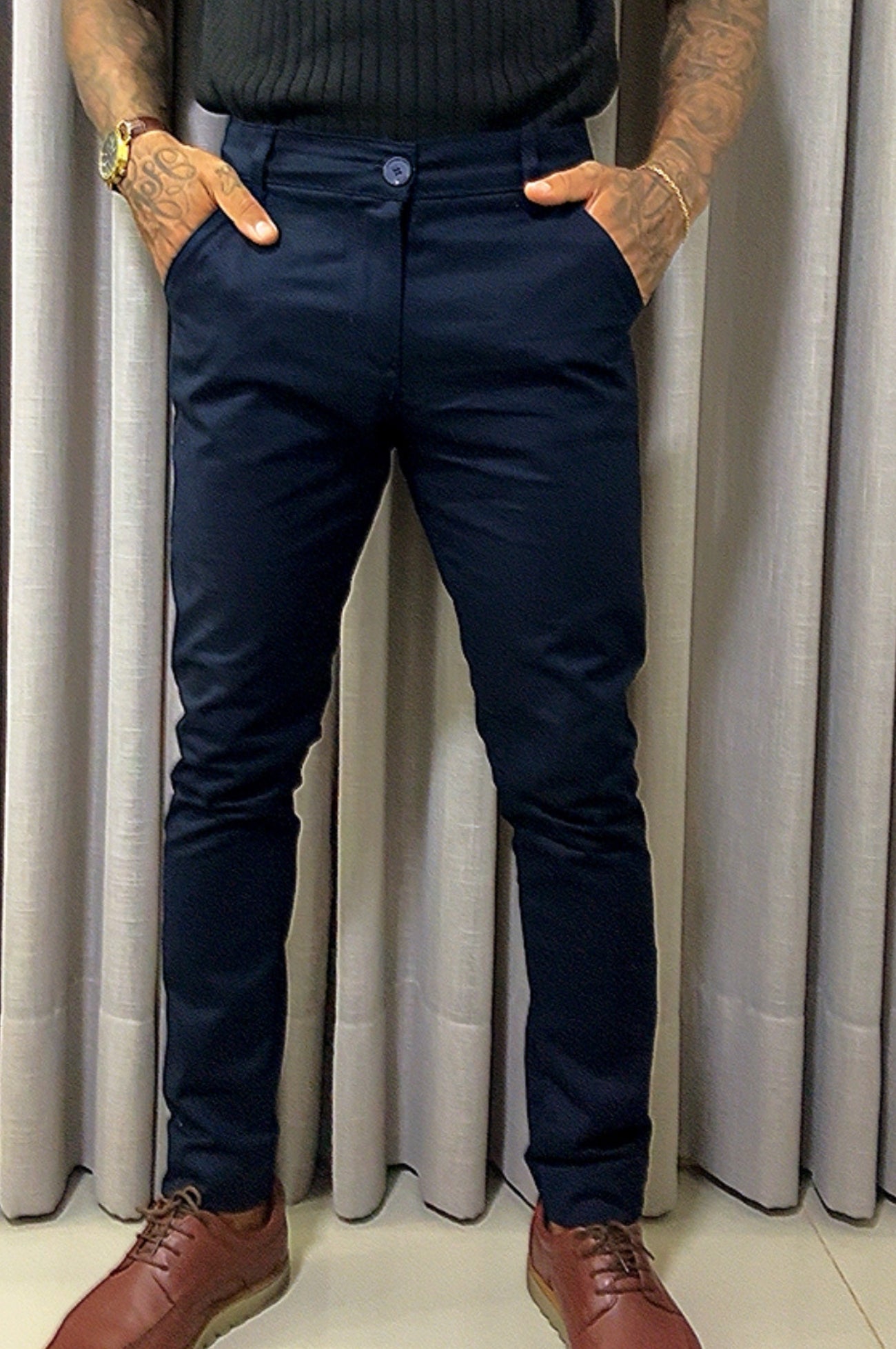 Calça Alfaiataria Skinny Slim Sarja - Flay