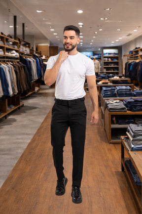 Calça Alfaiataria Slim Ajuste Lateral Premium