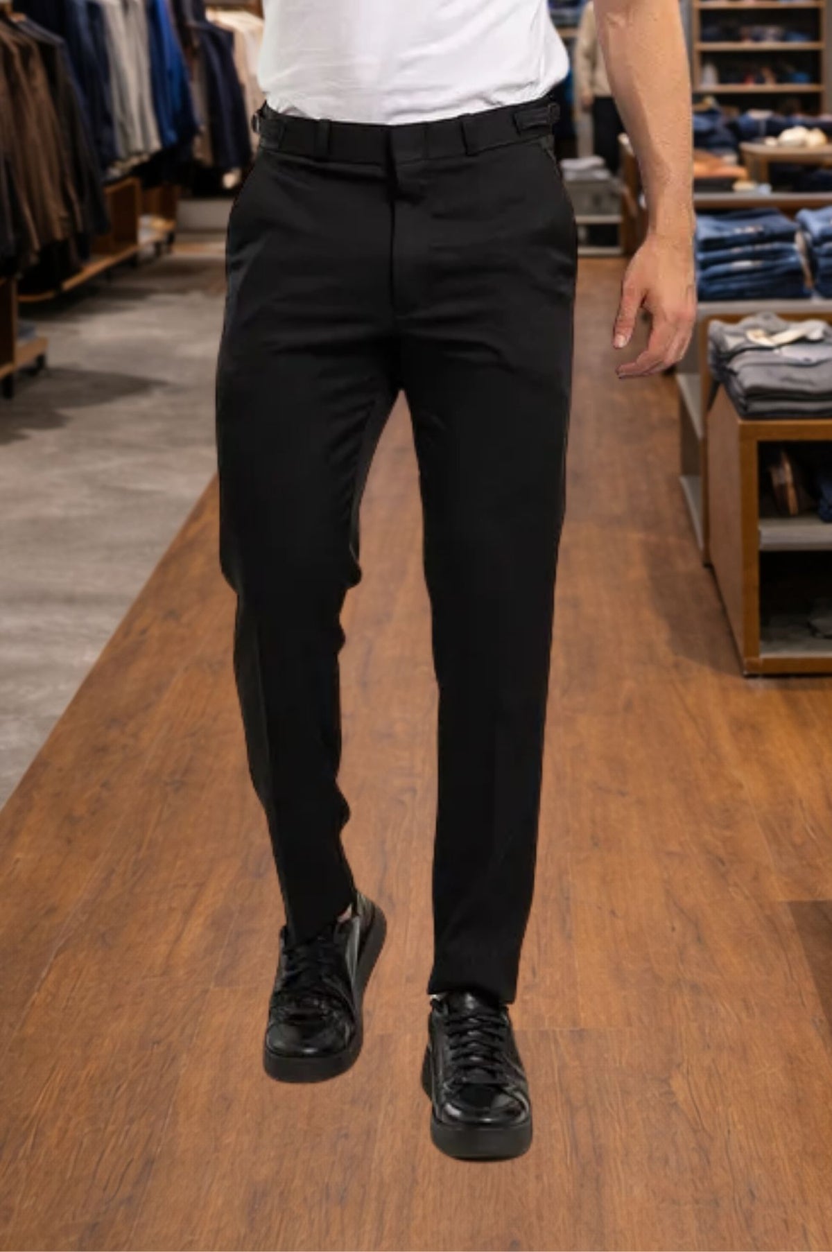 Calça Alfaiataria Slim Ajuste Lateral Premium