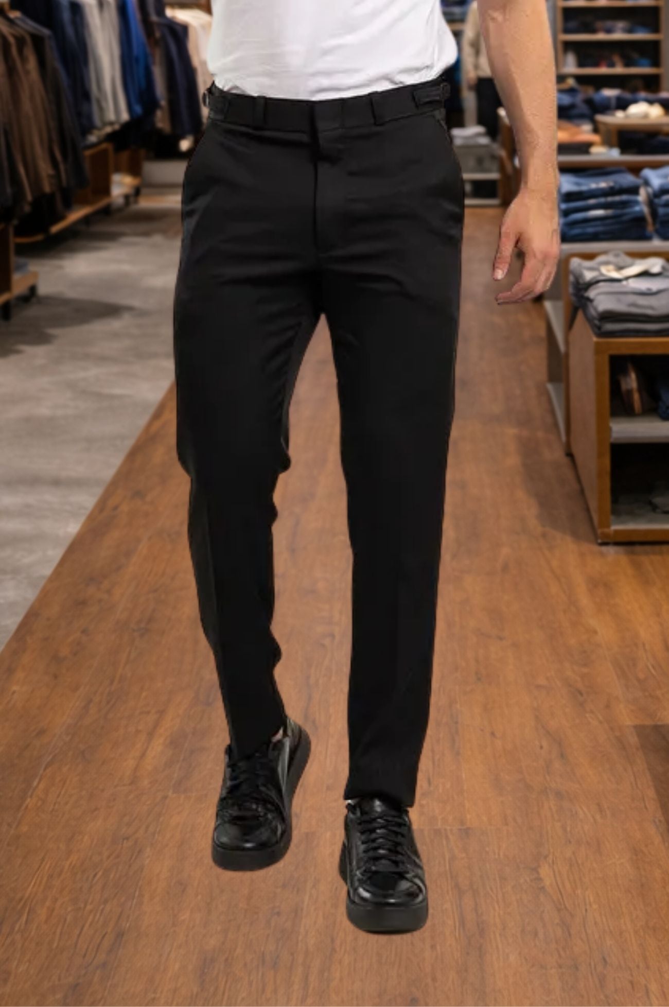 Calça Alfaiataria Slim Ajuste Lateral Premium