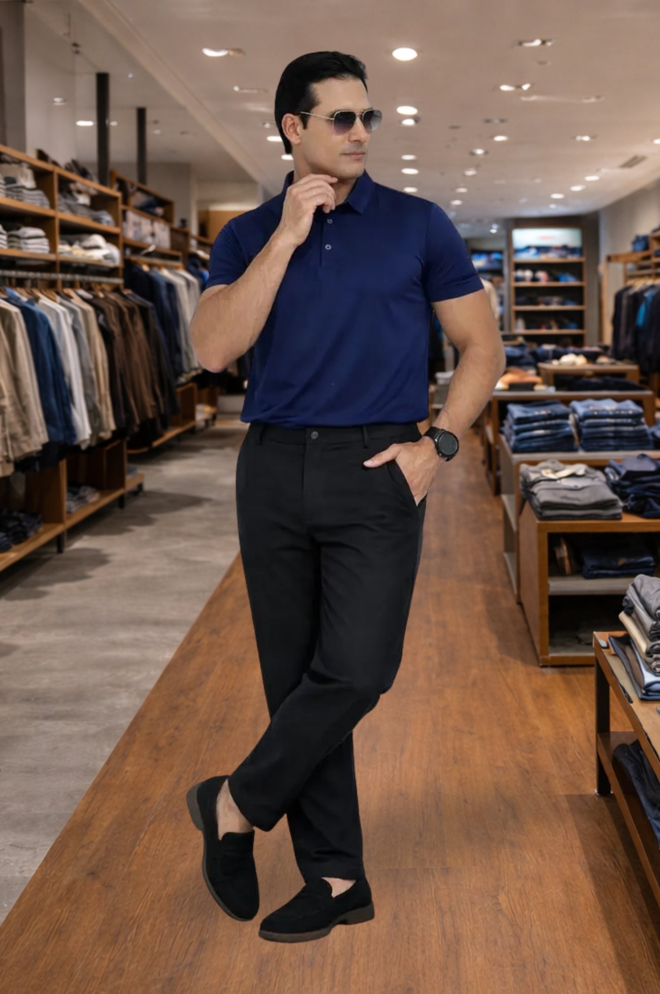 Calça Alfaiataria Slim Social Stretch Premium