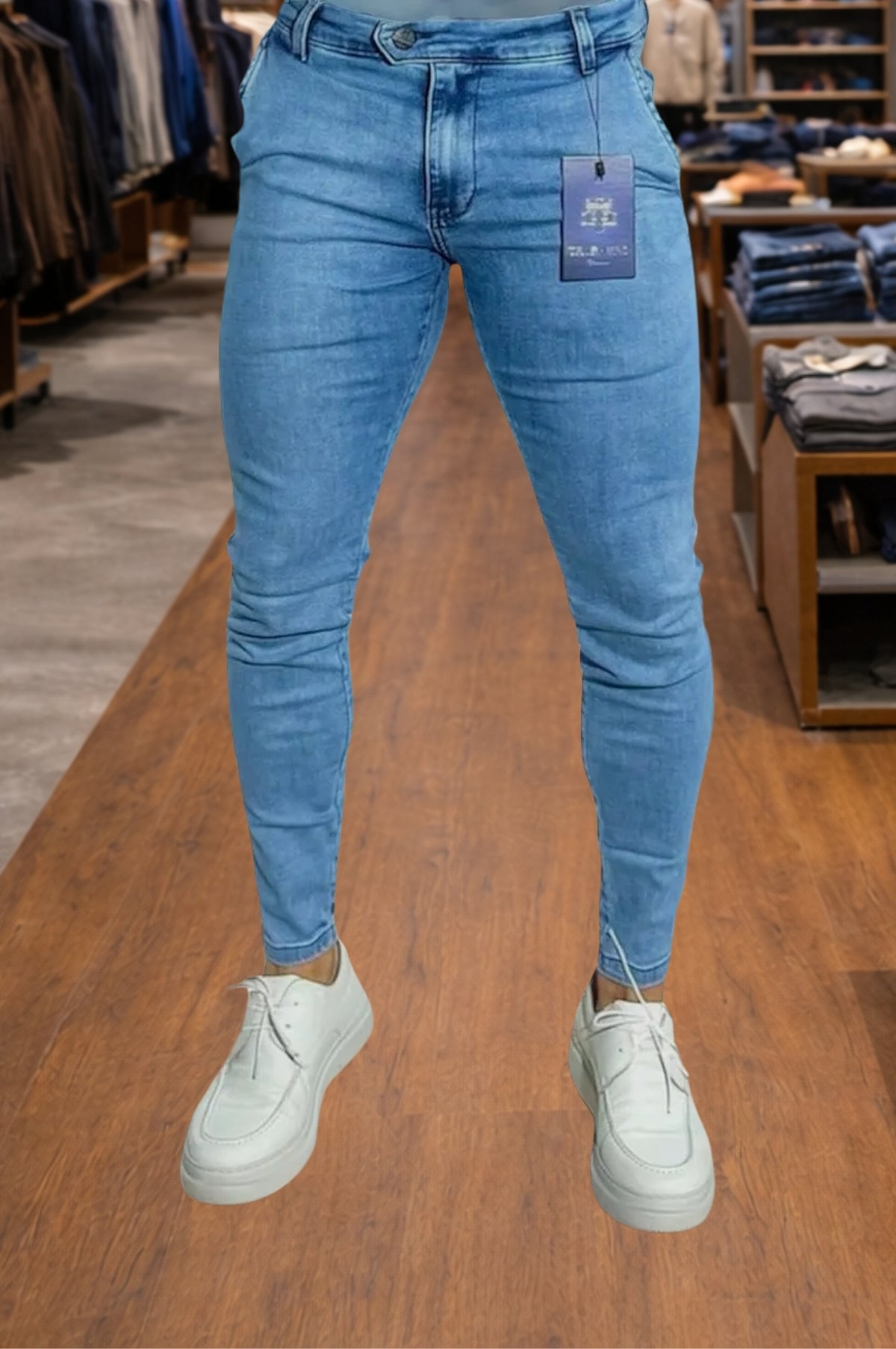 Calça Skinny Jeans Claro True Hero