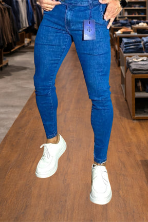Calça Skinny Jeans Escuro True Hero