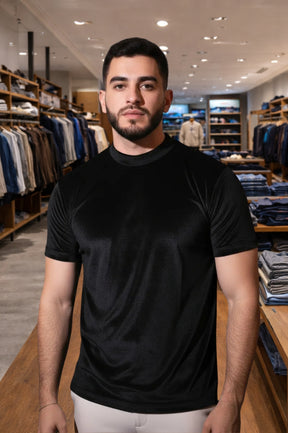 Camisa Gola Média Raglan