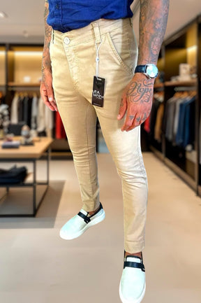 Calça Alfaiataria Skinny Slim Sarja Premium
