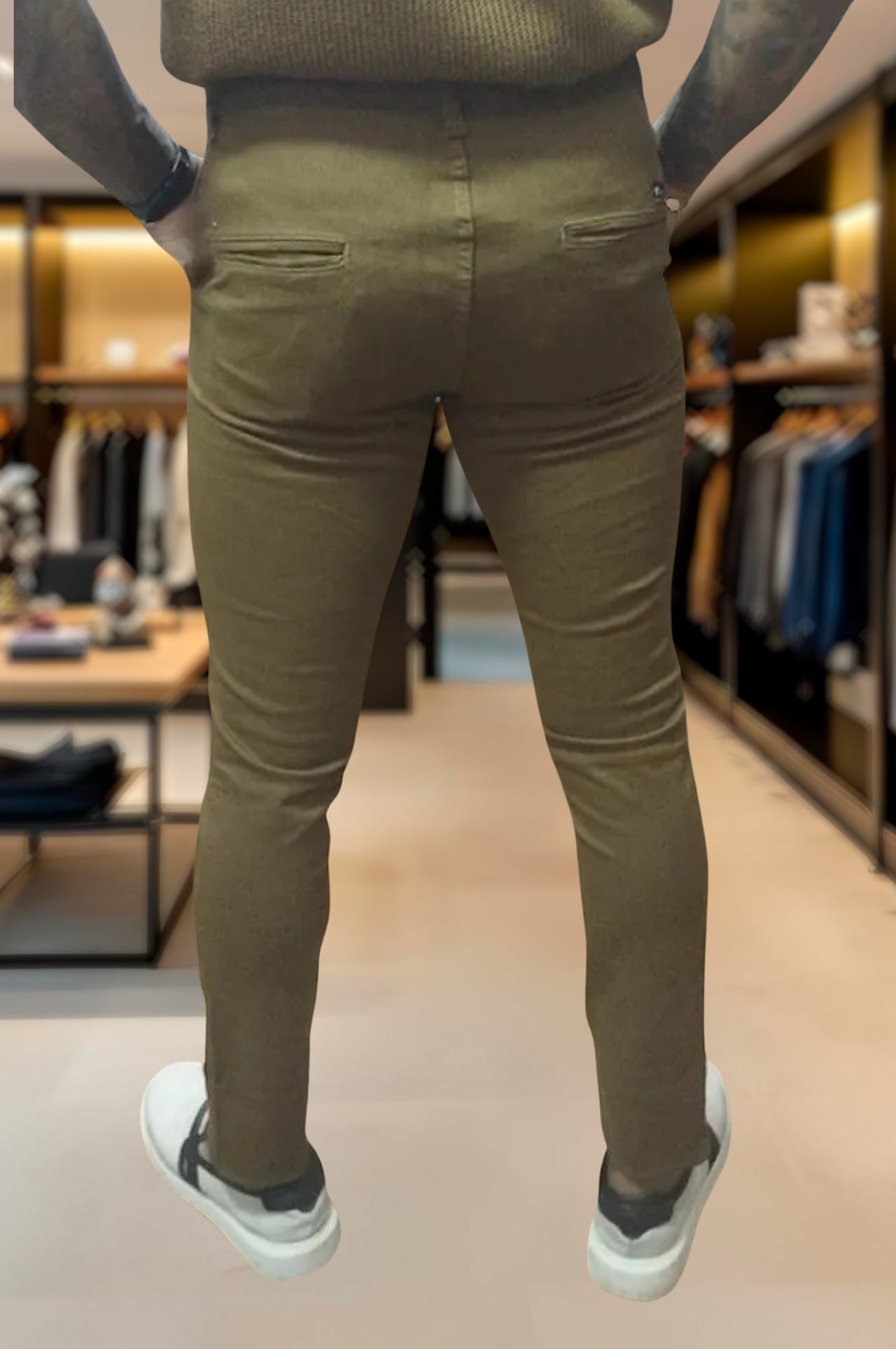 Calça Alfaiataria Skinny Slim Sarja Premium