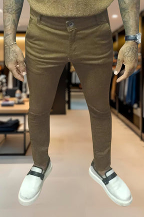 Calça Alfaiataria Skinny Slim Sarja Premium
