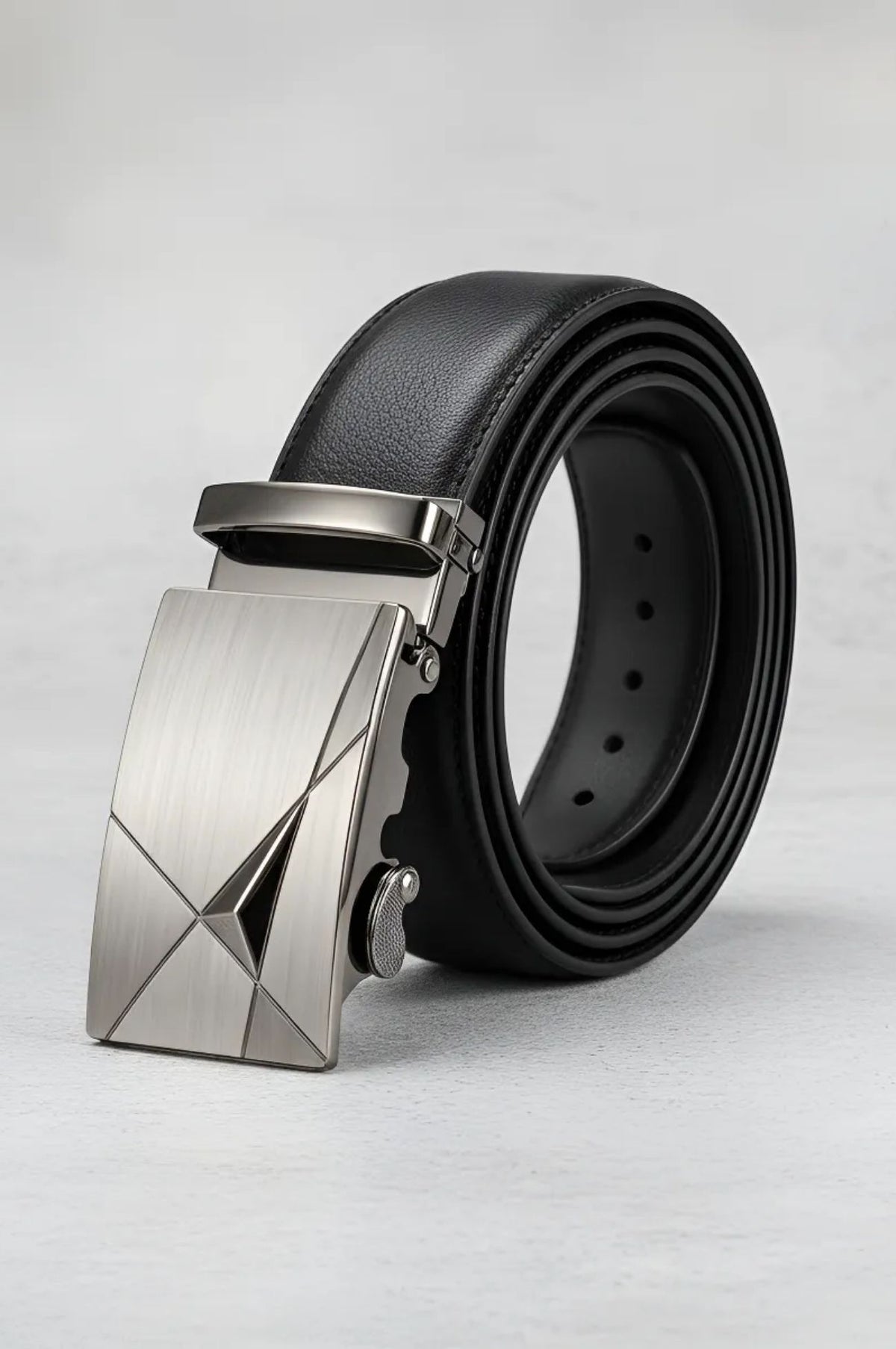 Cinto Automática Catraca Sintético Premium Preto