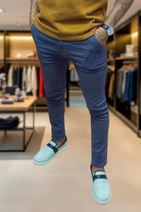 Calça Alfaiataria Skinny Slim Sarja Premium