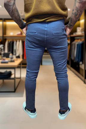 Calça Alfaiataria Skinny Slim Sarja Premium
