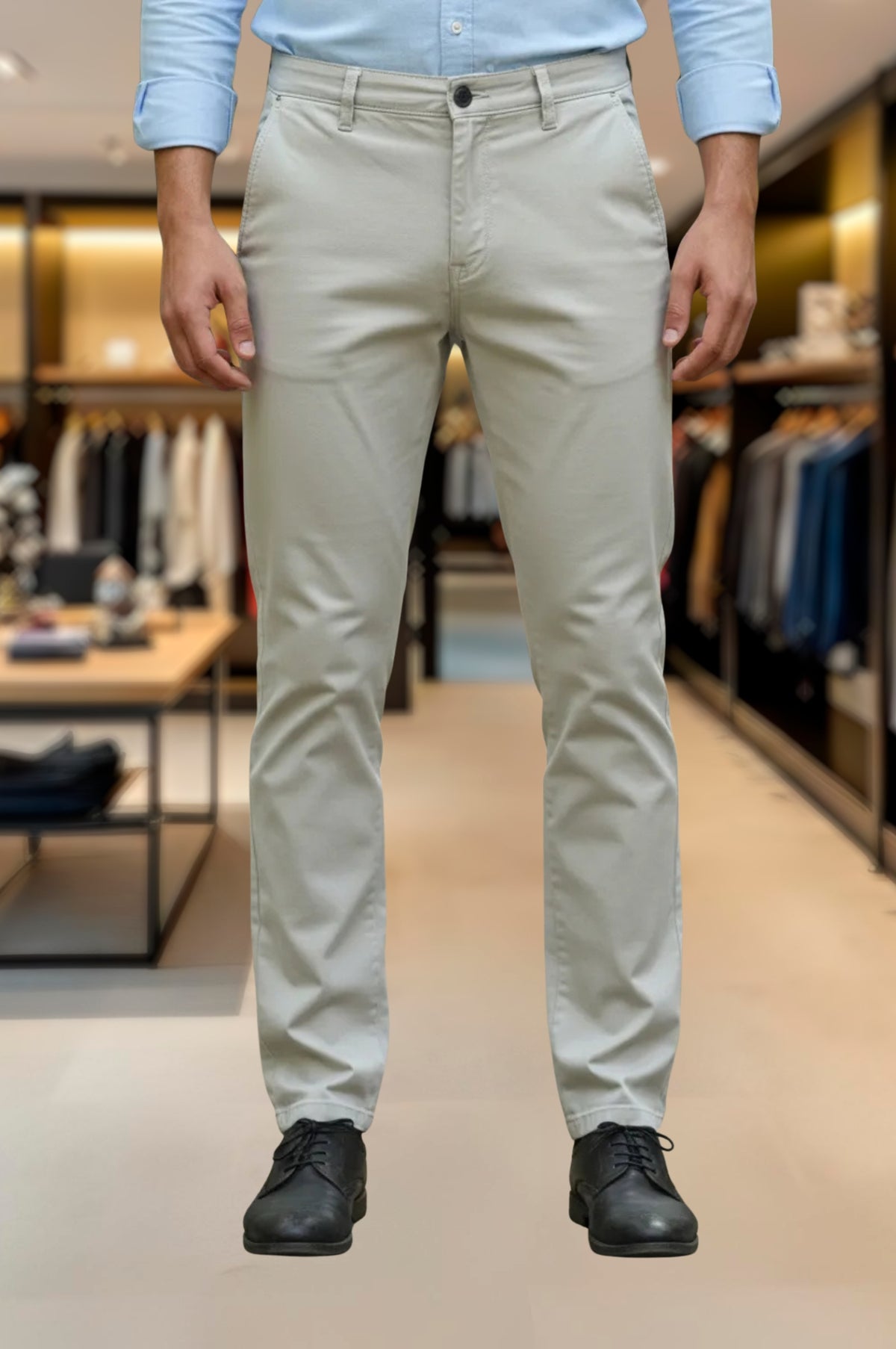 Calça Alfaiataria Skinny Slim Sarja Premium