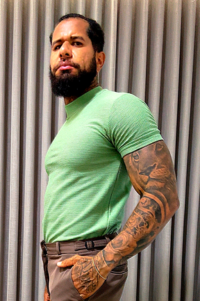 Camisa Gola Média Texturizada