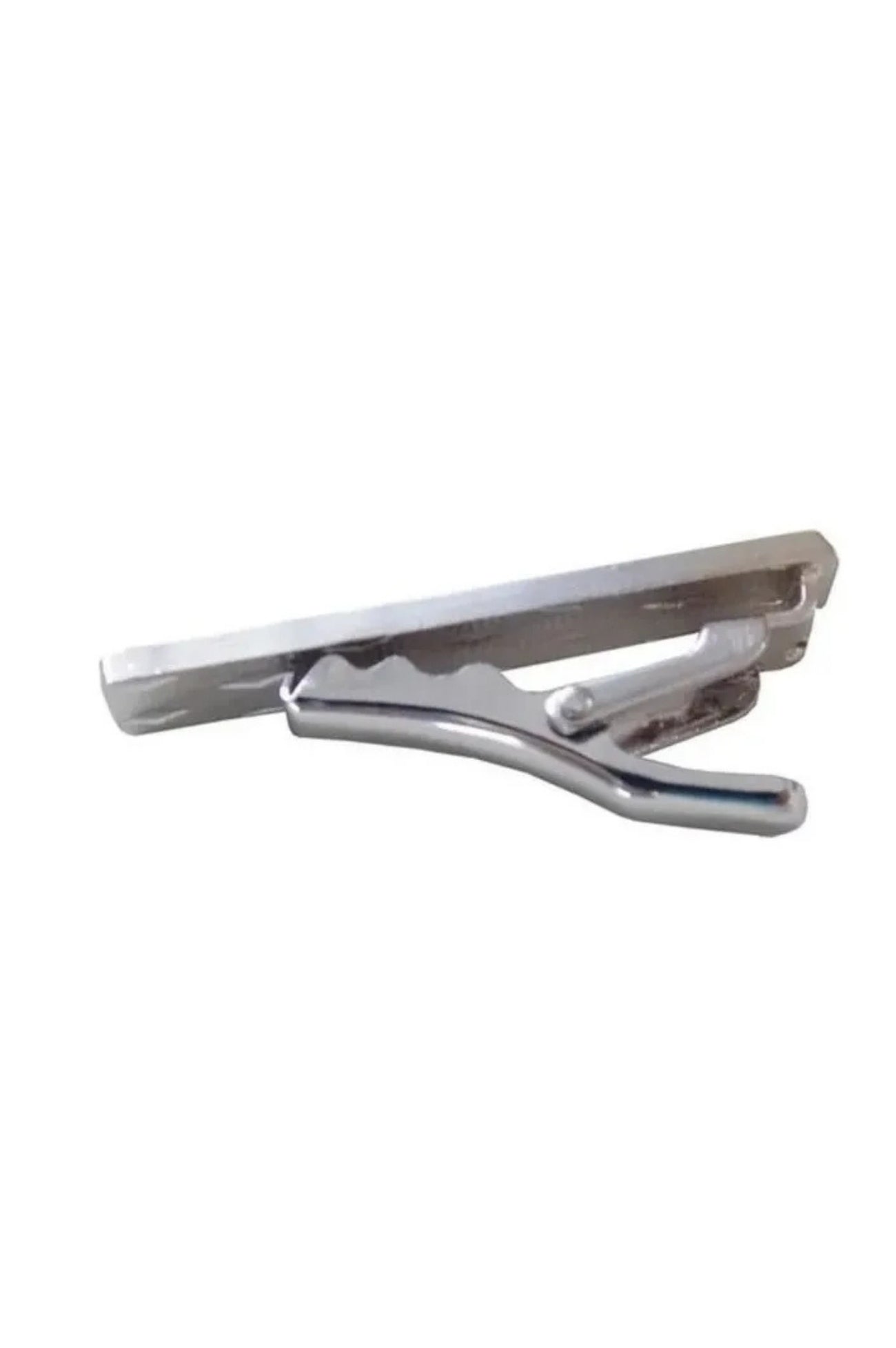 Kit 5 Prendedor De Gravata Slim Flay Prata