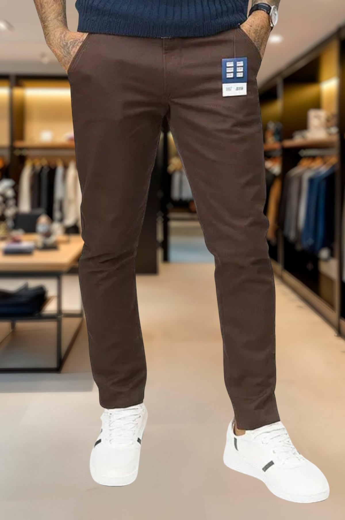 Calça Alfaiataria Skinny Slim Sarja Premium