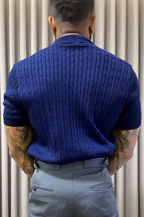 Polo Tricot Texturiazada