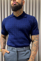 Polo Tricot Texturiazada