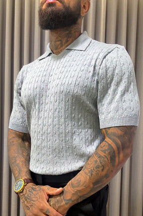 Polo Tricot Texturiazada