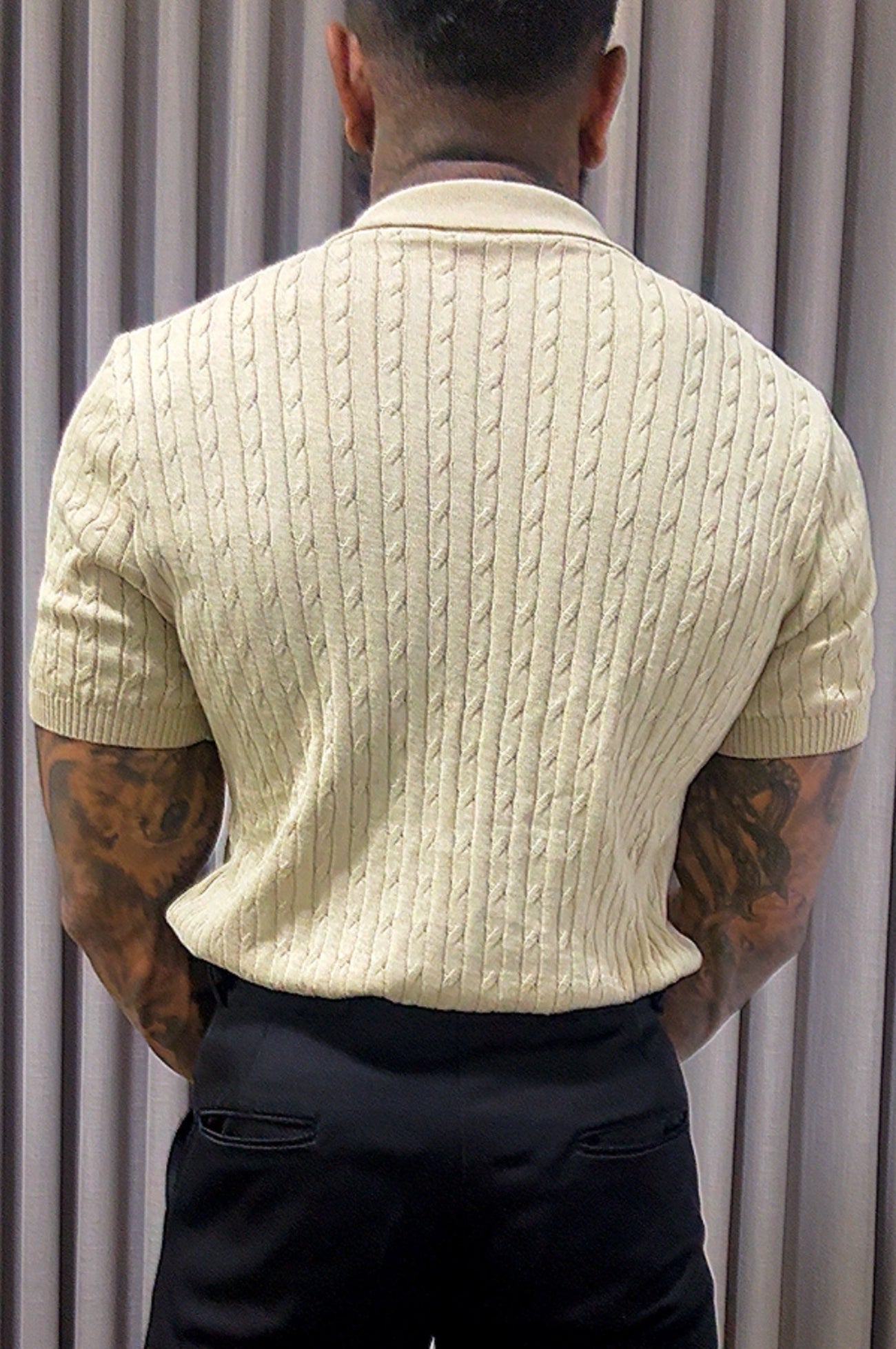 Polo Tricot Texturiazada