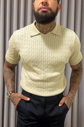 Polo Tricot Texturiazada