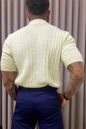 Polo Tricot Texturiazada