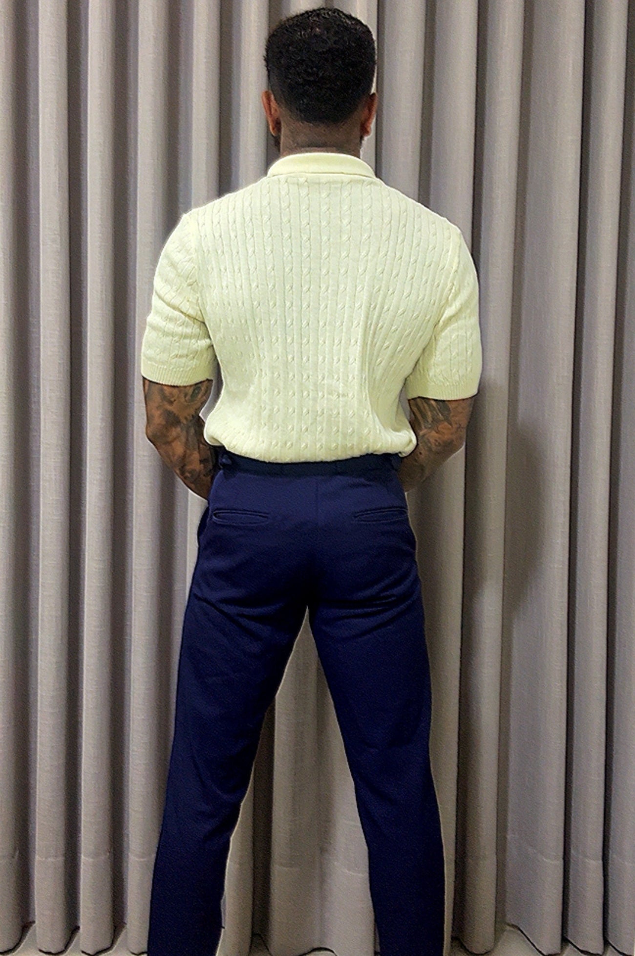 Polo Tricot Texturiazada