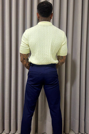 Polo Tricot Texturiazada
