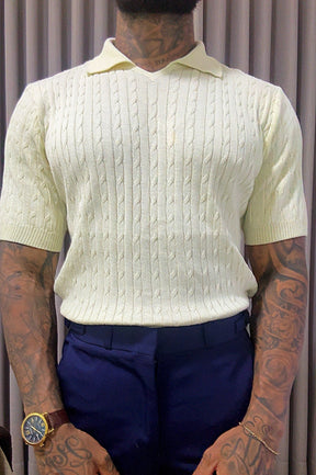Polo Tricot Texturiazada