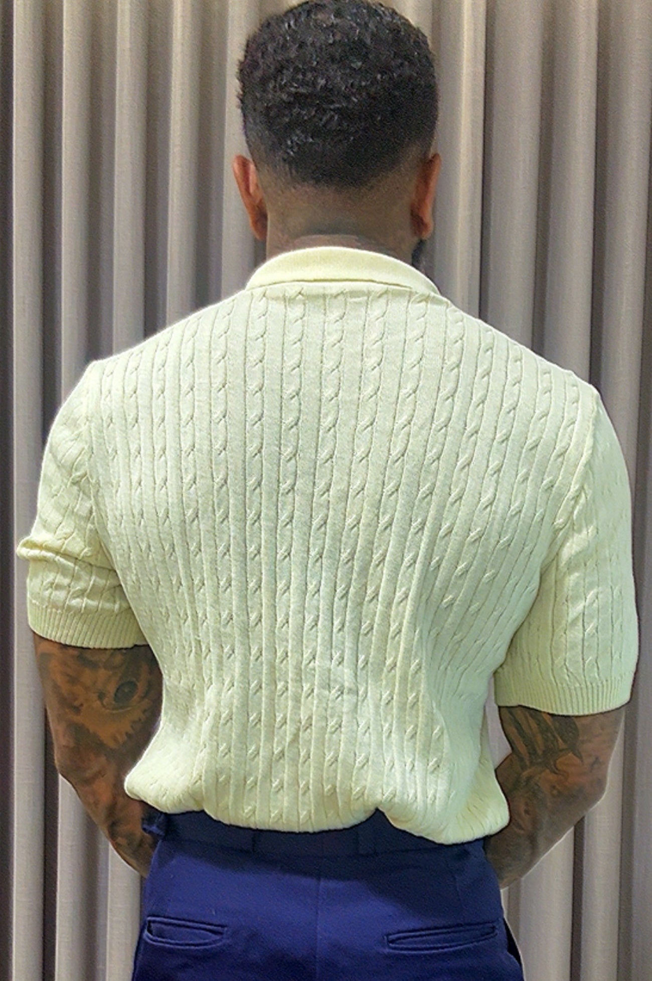 Polo Tricot Texturiazada