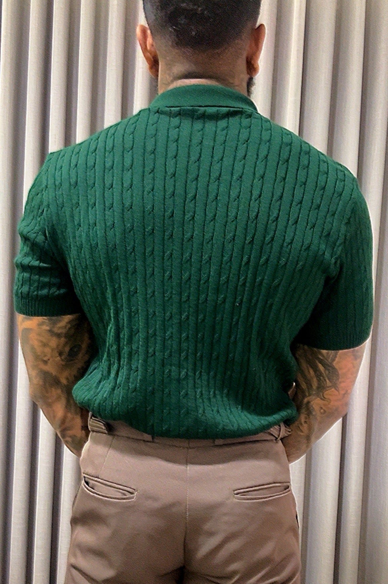 Polo Tricot Texturiazada