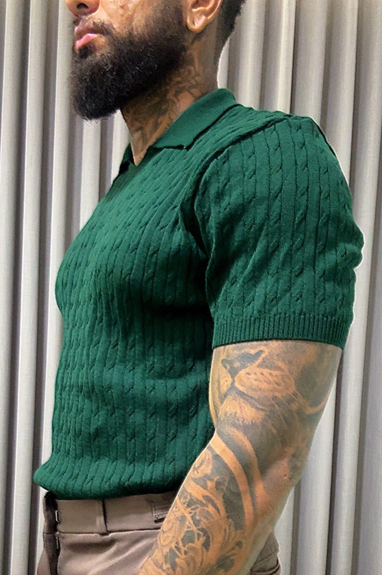 Polo Tricot Texturiazada