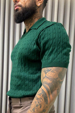 Polo Tricot Texturiazada