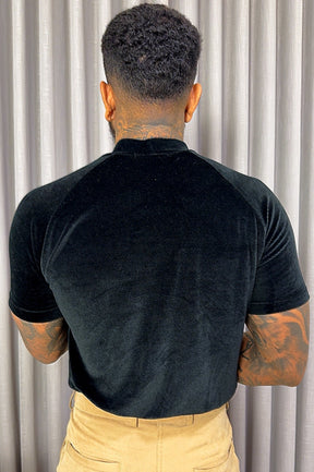 Camisa Gola Média Raglan