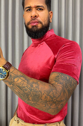 Camisa Gola Média Raglan