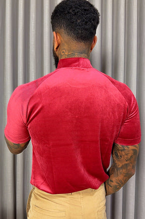 Camisa Gola Média Raglan