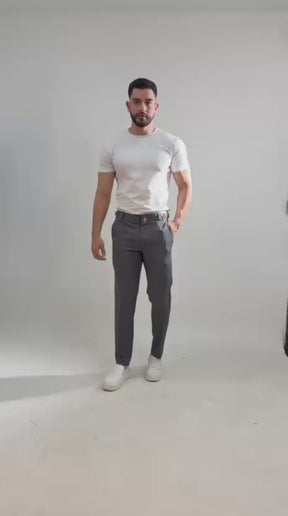 Calça Alfaiataria Slim Ajuste Lateral Premium