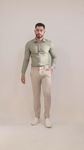 Calça Alfaiataria Slim Ajuste Lateral Premium