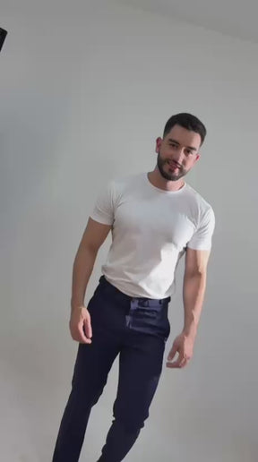 Calça Alfaiataria Slim Ajuste Lateral Premium